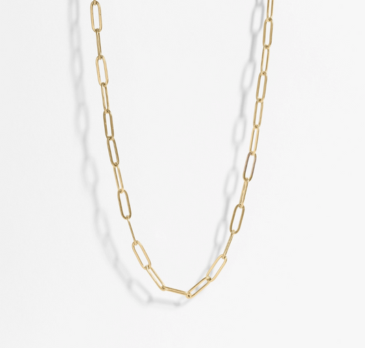 Paperclip Chain Necklace -4mm