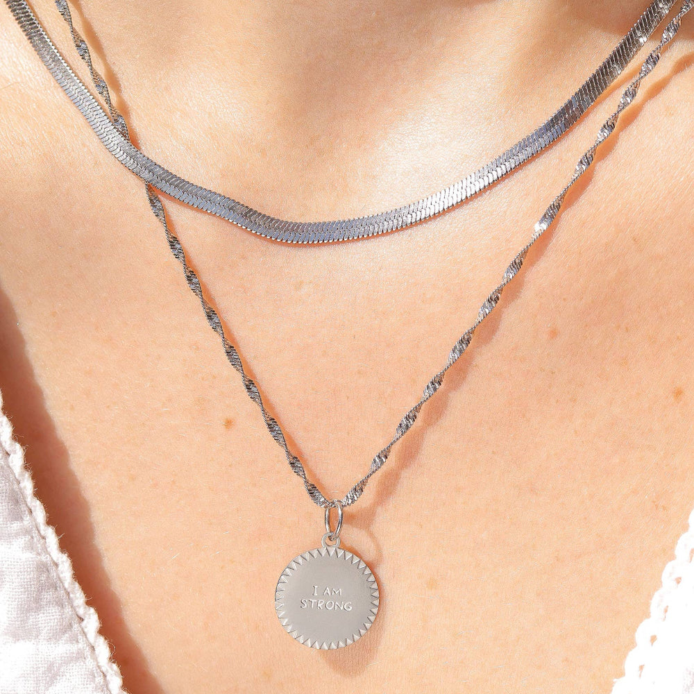 Herringbone Chain Necklace