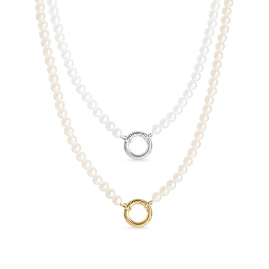 Pearl Charm Keeper Necklace
