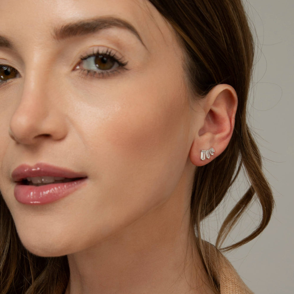 Baguette Minimalist Earrings