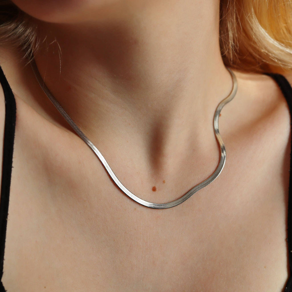Herringbone Chain Necklace