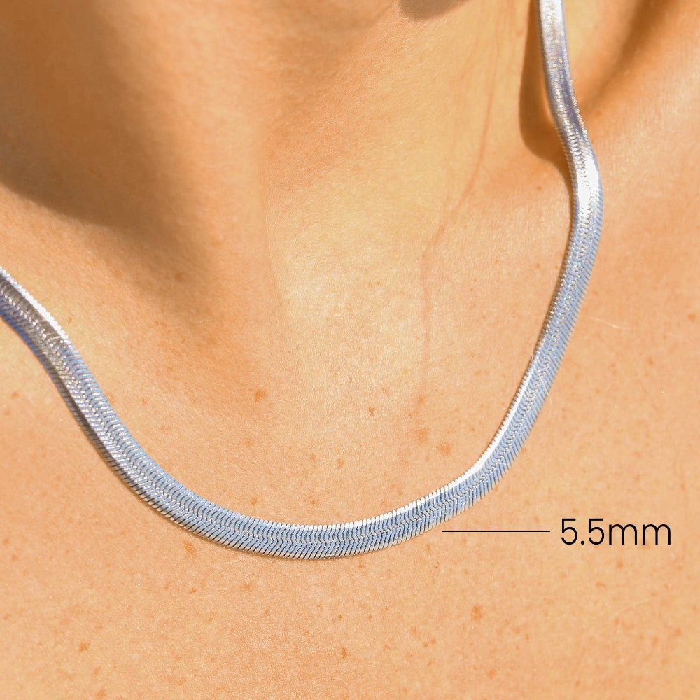 Herringbone Chain Necklace