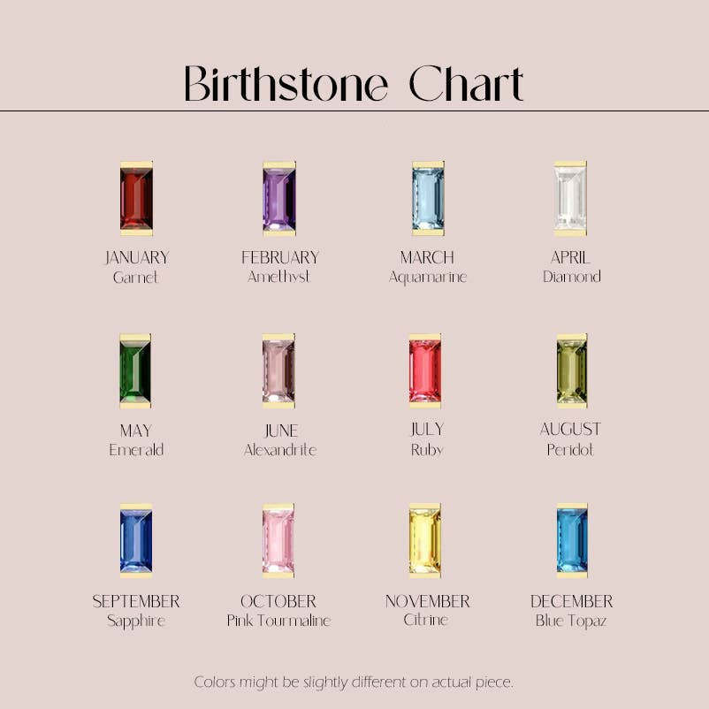 Baguette Minimalist Earrings