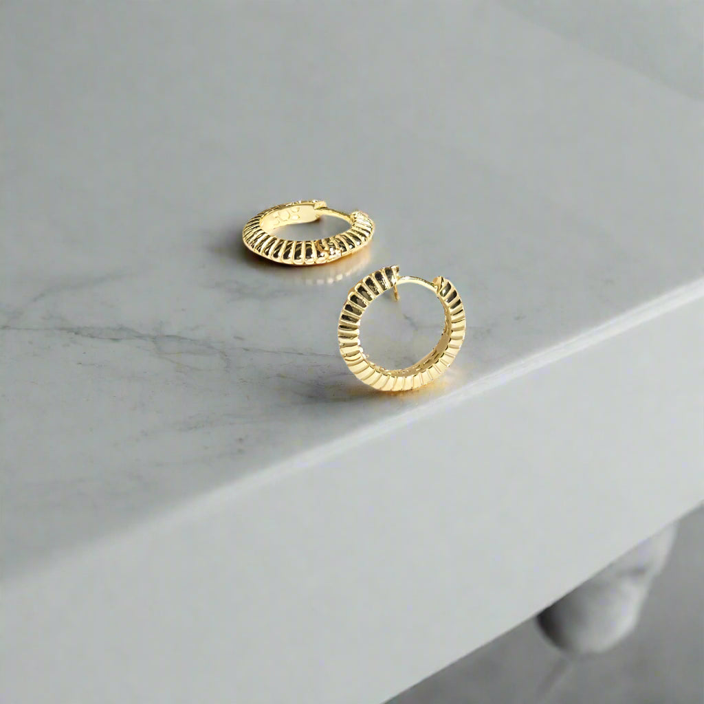 Dainty Boho Hoop Earrings