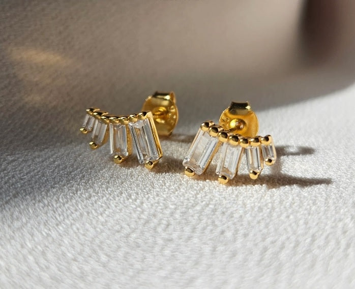 Baguette Minimalist Earrings