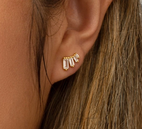 Baguette Minimalist Earrings