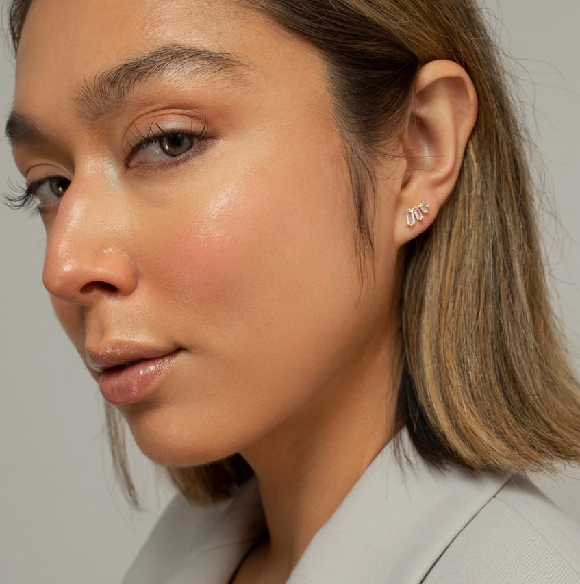 Baguette Minimalist Earrings