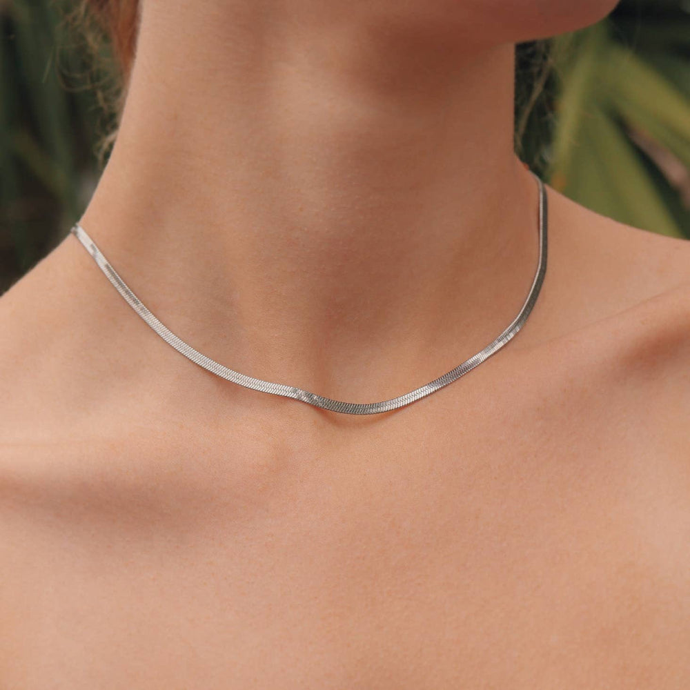 Herringbone Chain Necklace