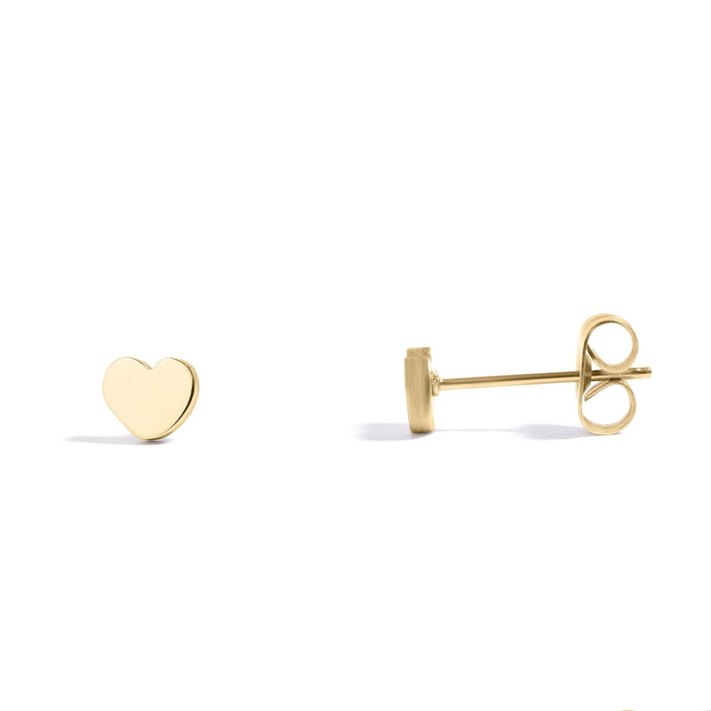 Heart Stud Earrings