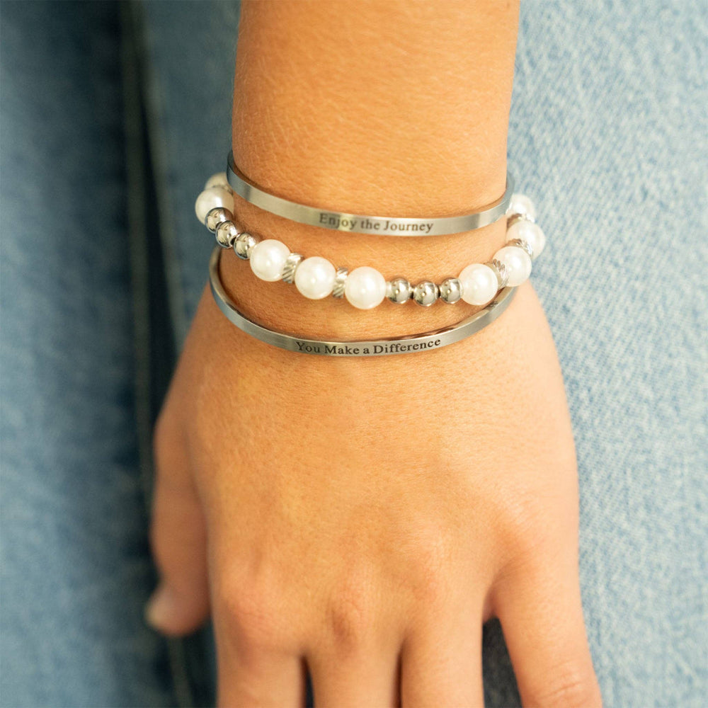 You Make a Difference — Cuff Bracelet