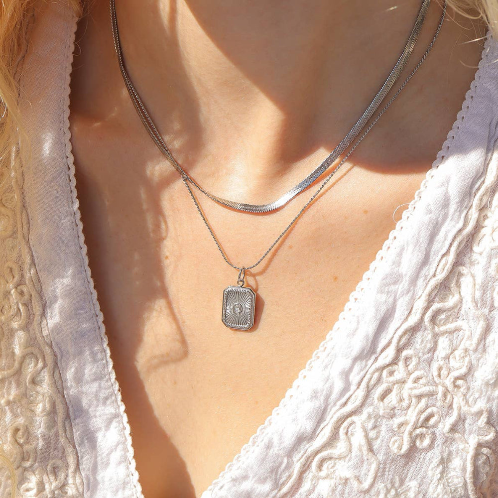 Herringbone Chain Necklace