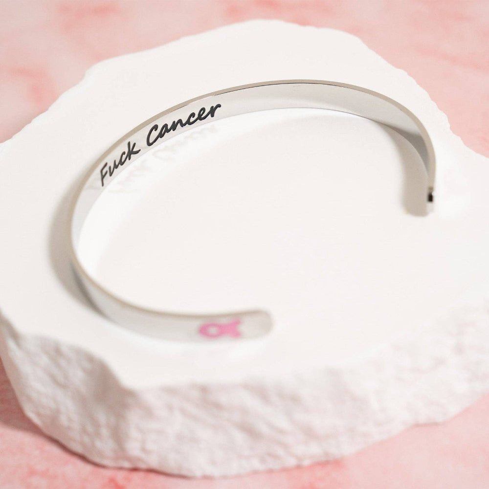 F*ck Cancer Cuff Bracelet