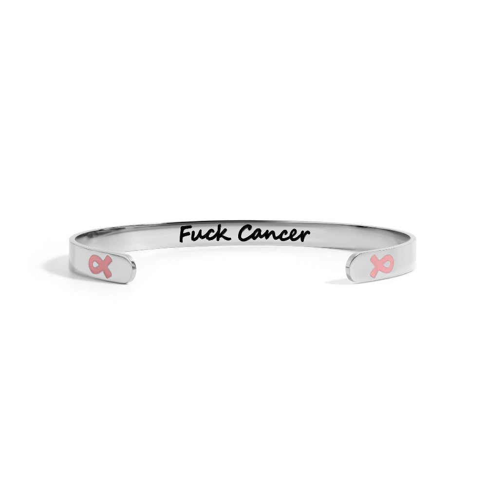 F*ck Cancer Cuff Bracelet