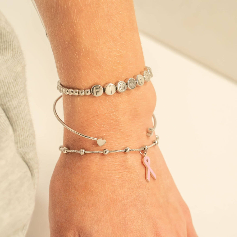 Fighter Beaded Stretch Bracelet