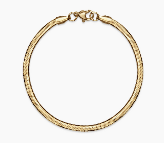 Herringbone Chain Bracelet - 3mm