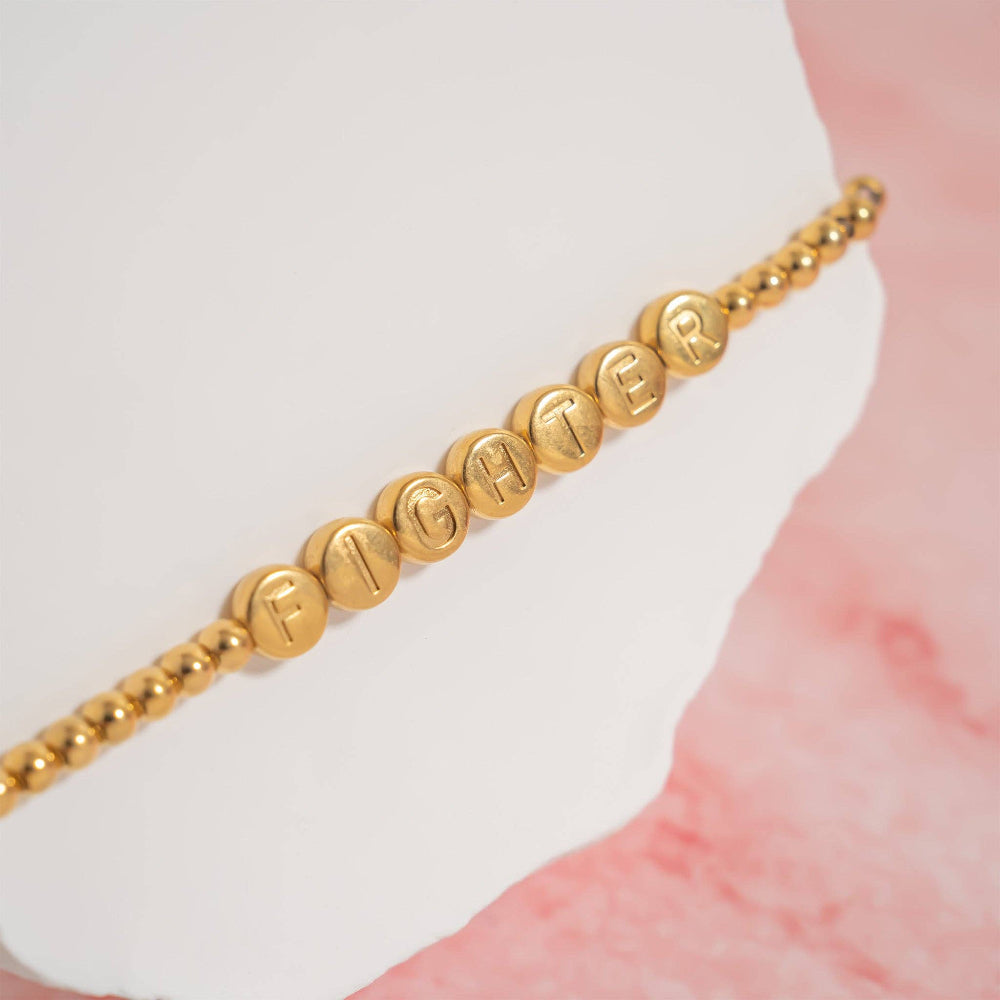 Fighter Beaded Stretch Bracelet