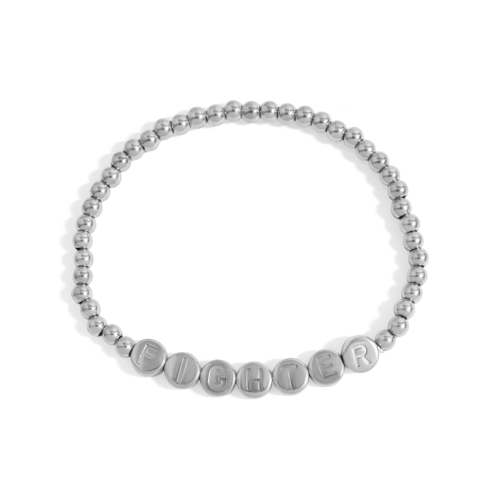 Fighter Beaded Stretch Bracelet