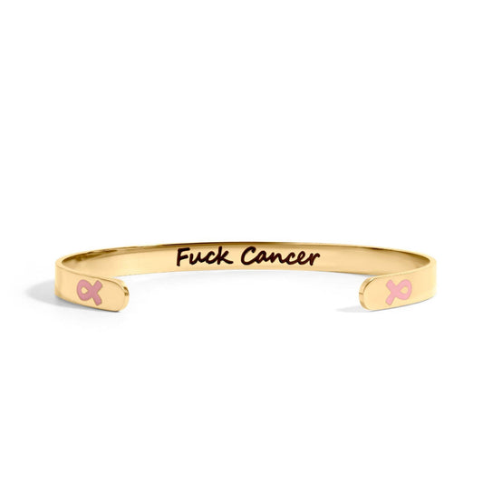 F*ck Cancer Cuff Bracelet