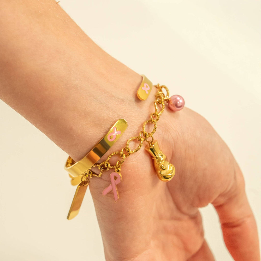 F*ck Cancer Cuff Bracelet