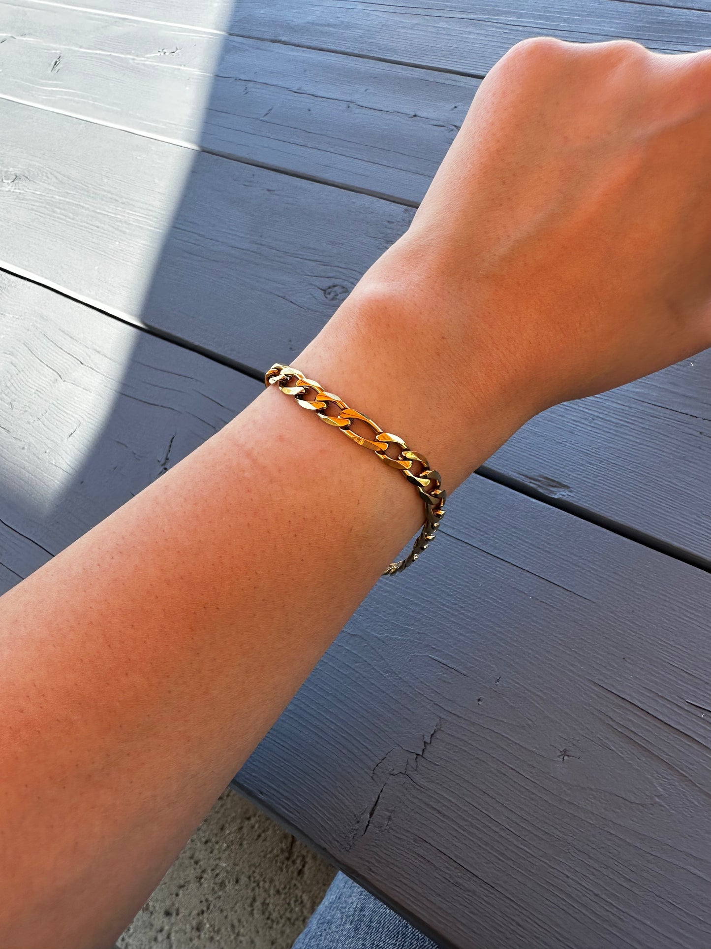Figaro Chain Bracelet