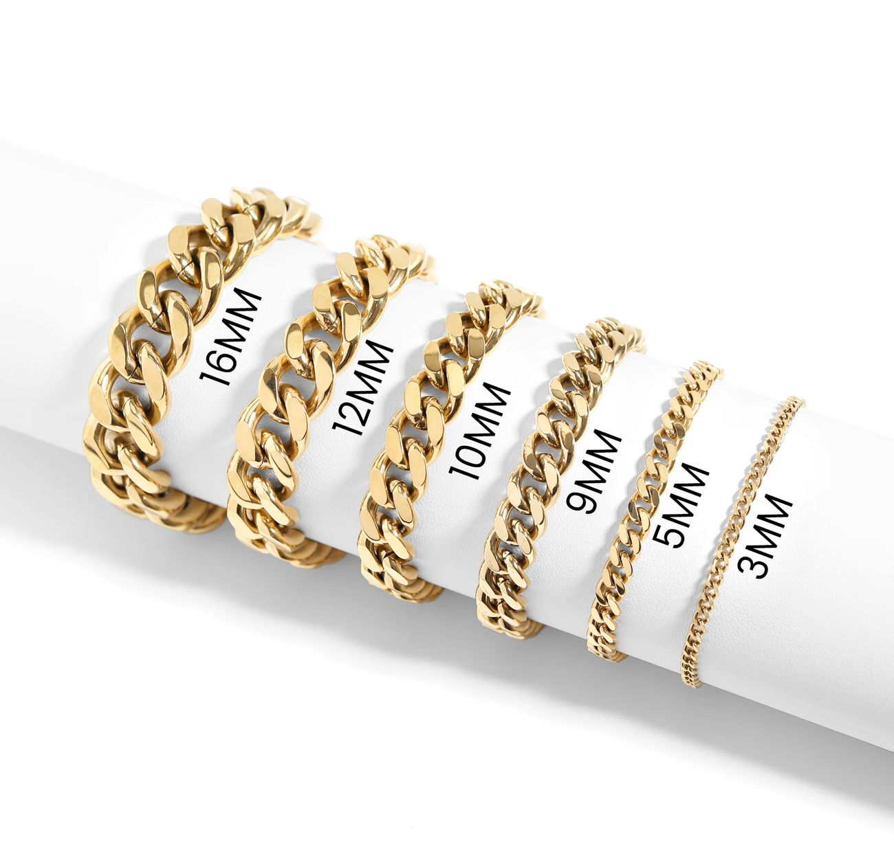 Diamond Cut Curb Chain Bracelet
