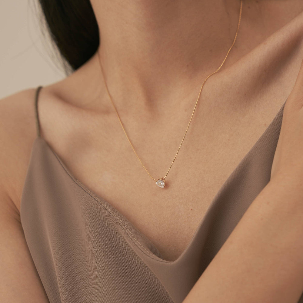 Diamond Heart Pendant Necklace