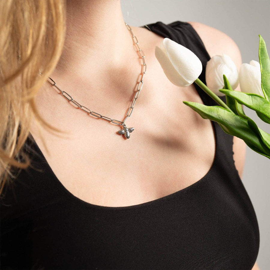 Mommy & Me Bee Necklace Set