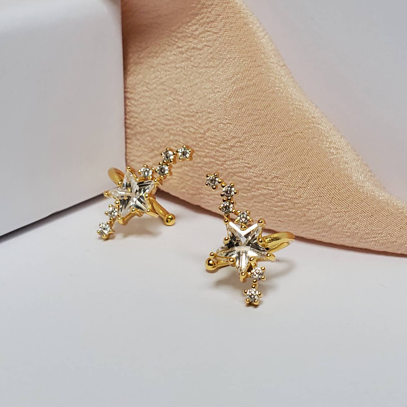 Starburst Ear Cuffs
