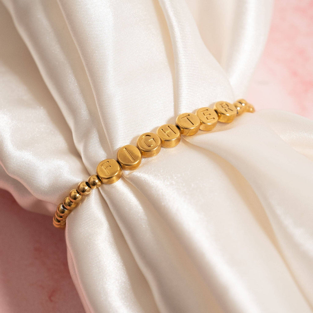 Fighter Beaded Stretch Bracelet