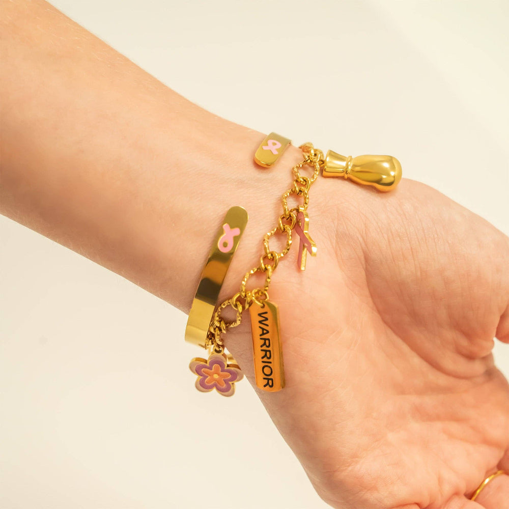 F*ck Cancer Cuff Bracelet