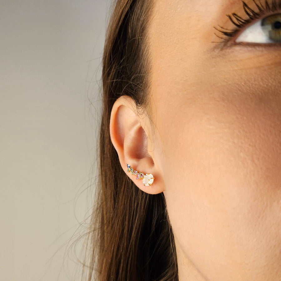 Floral Radiance Ear Cuff