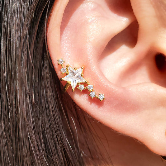 Starburst Ear Cuffs
